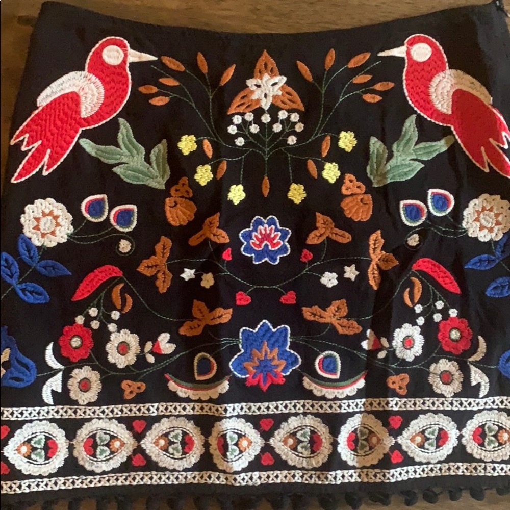 Umgee Embroidered Skirt - Picture 3 of 6